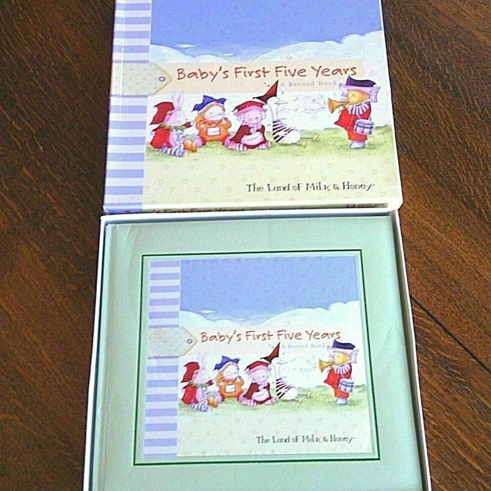 New Birth Baby's Record First Five Years New Baby Diary Memory Book Photo Album